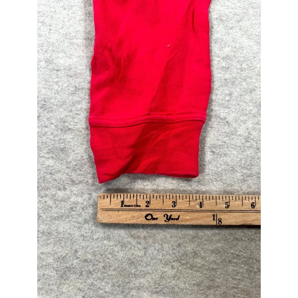 Gap Hoodie Boys 2XL Red Cotton Fleece Lined Logo Graphic Kangaroo Pocket Winter